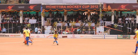 Palanganda vs Kaliyanda match in progress