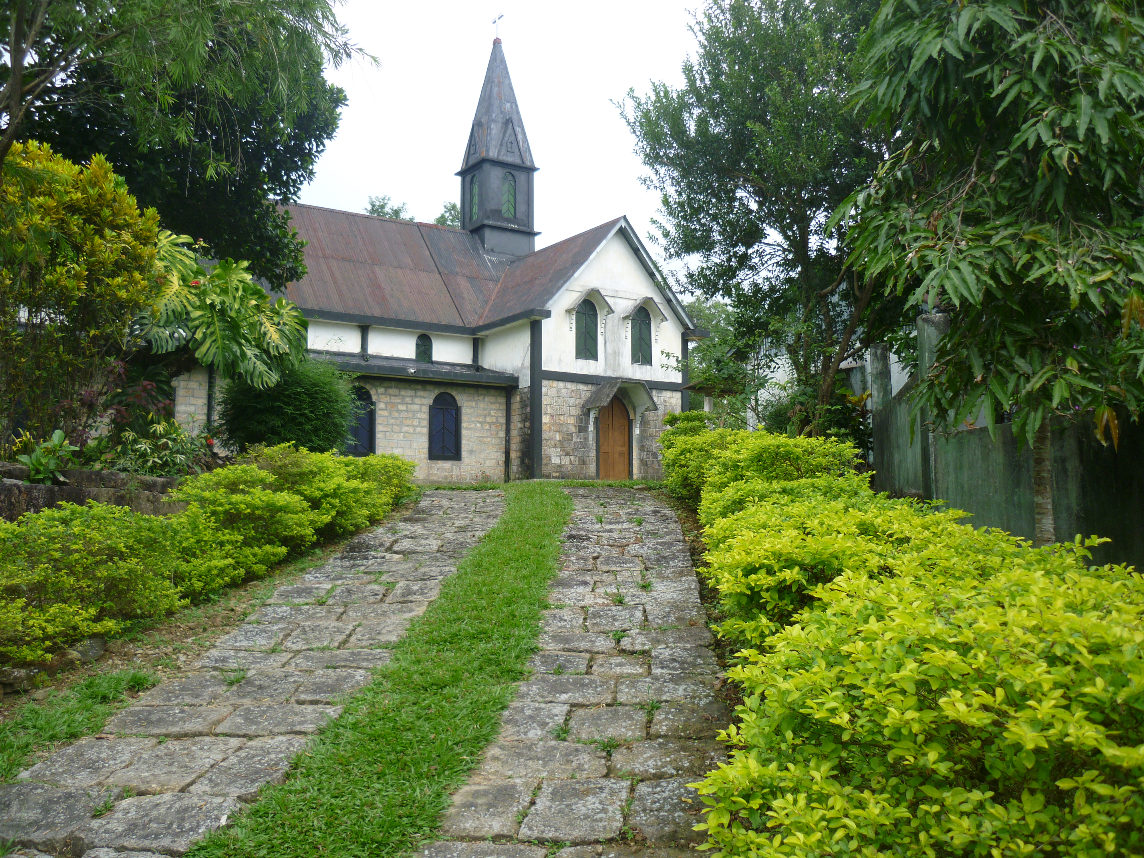 The church at Mawlynnong