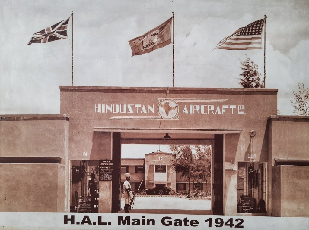 A 1942 file photo of the HAL main gate