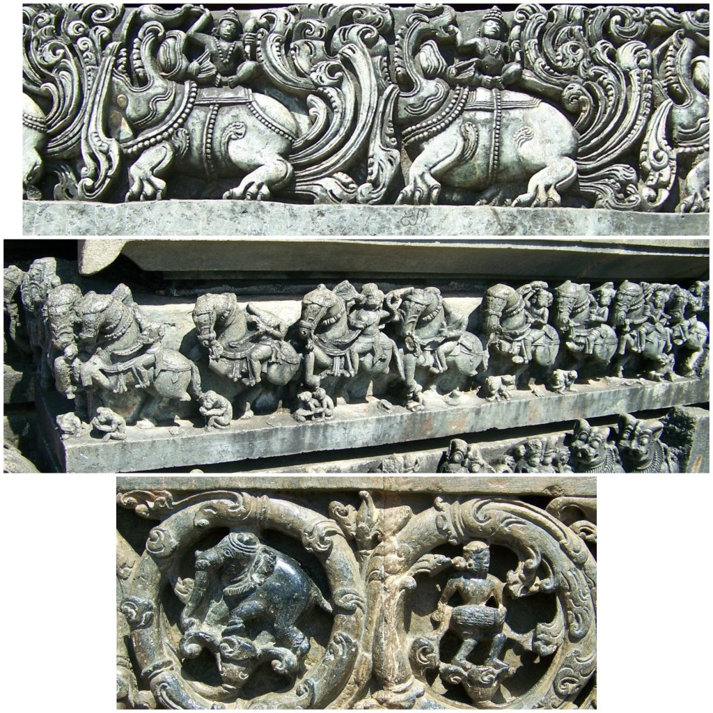 Murals at Chennakeshava temple complex