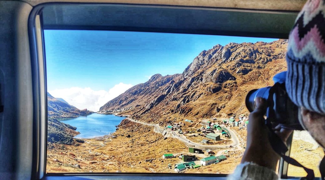 The view enroute Nathula pass