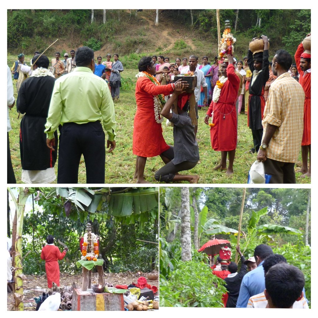 The annual village festival at Kumbaldal