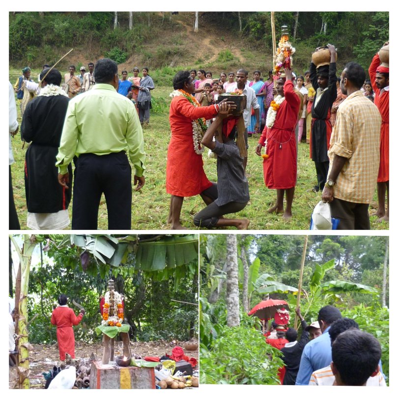 The annual village festival at Kumbaldal