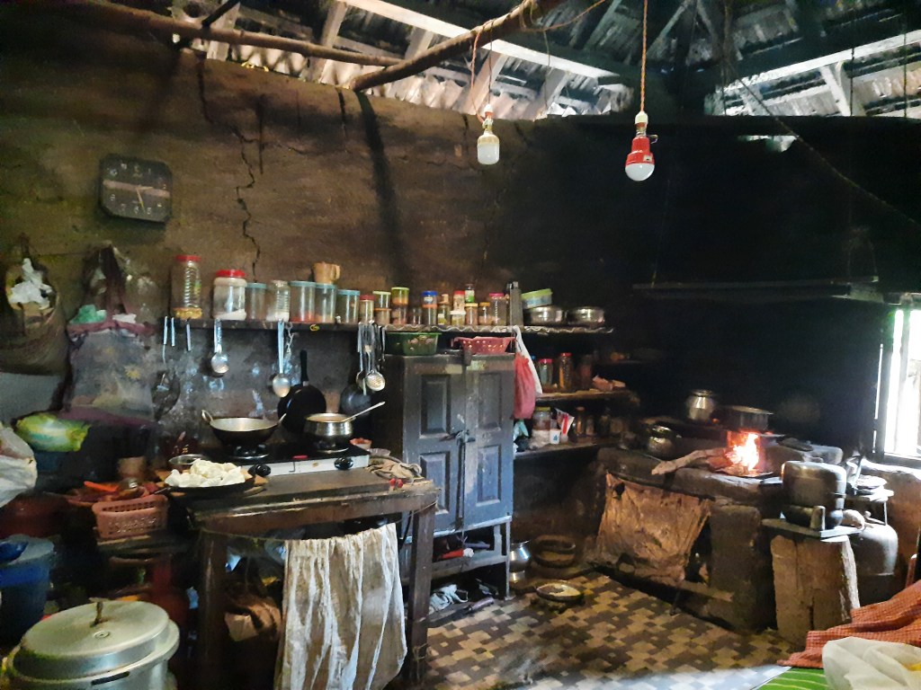 The kitchen at the Kumbaldal house