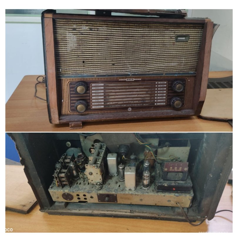 National Ecko radio- Before restoration