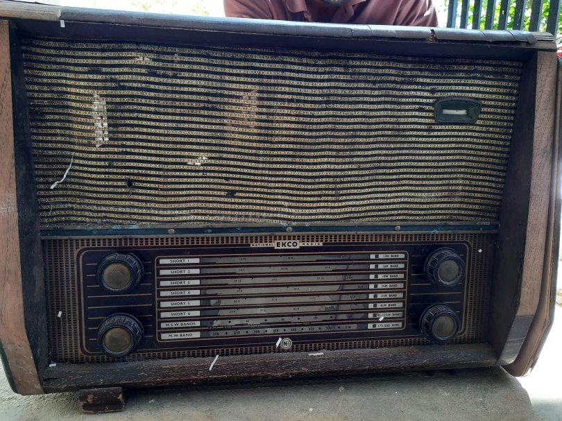 National Ecko radio- Before restoration