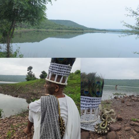 The morning at the Chandlidih reservoir