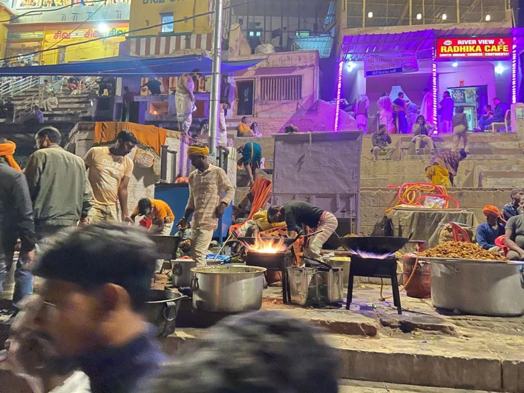 Feast being prepared for the wedding