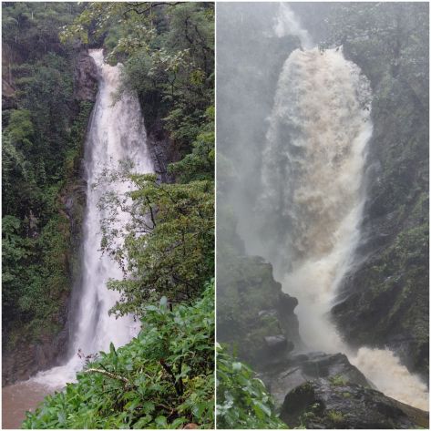 Waterfalls in Netravali Wildlife sanctuary, Goa
